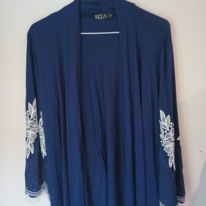 ECLA Elegant Navy Kimono